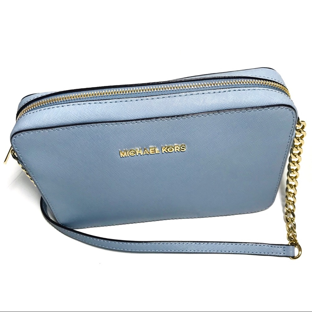 NWOT MICHAEL KORS JetSet Saffiano LeatherCrossbody - Picture 7 of 8